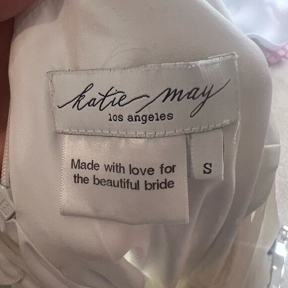 Katie‎ May Athens bridal formal gown illusion back size small - Picture 13 of 14